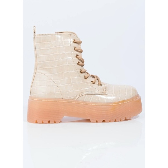 PAZZLE - Platform Combat Ankle Booties - Picture 3 of 10